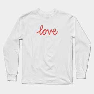 Love In Lipstick Long Sleeve T-Shirt